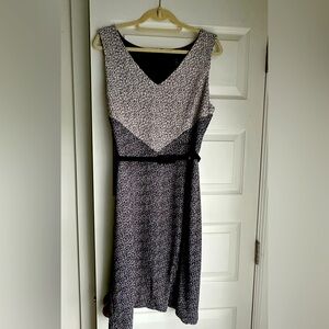 Black and White Work Dress